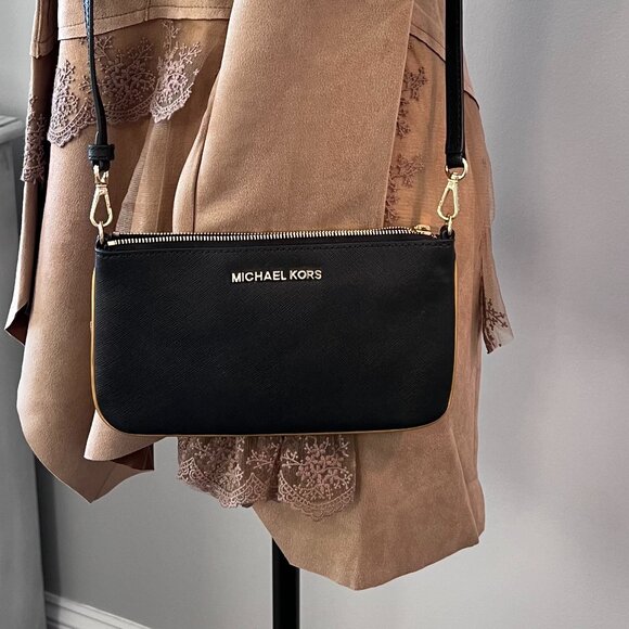 Michael Kors Collection Handbags - MICHAEL KORS Specchio Jet Set Small Slim Crossbody